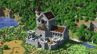 Minecraft Tutorial | Castle Base - Stonehill | Survival World Map Download