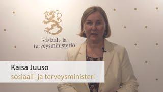 Ikäihmisten Terveysseminaari Kuopio 16.8.2024 - Avaus, sosiaali- ja terveysministeri Kaisa Juuso