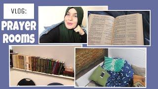 VLOG: MUSLIM PRAYER ROOM AT UNIVERSITY TOUR || Samantha J Boyle