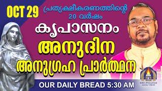 ഒക്ടോബർ 29 | കൃപാസനം അനുദിന അനുഗ്രഹ പ്രാർത്ഥന | Our Daily Bread |പ്രത്യക്ഷീകരണത്തിന്റെ ഇരുപതാം വർഷം.