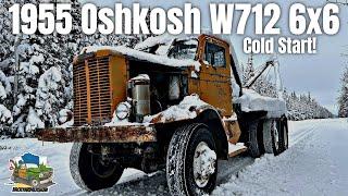 Cummins Cold Start! - 1955 Oshkosh W712 6x6