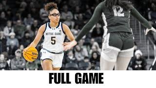 Hannah Hidalgo & Olivia Miles DOMINATE | FULL GAME Notre Dame vs Loyola (MD) [In Arena Video with Q]