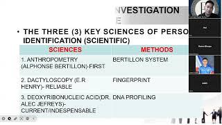 CDI  FUNDAMENTALS OF CRIMINAL INVESTIGATION AND INTELLIGENCE