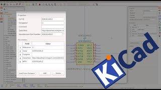 Making kicad part editing easier by coding a part properties editor (C++)