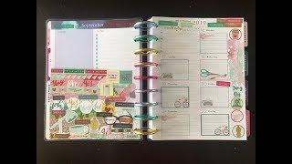 PLAN WITH ME | September 16 - 22 | Glam Functional Planning | Dashboard Classic Happy Planner