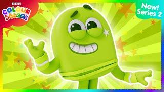 Lime | Series 2 Episode 9 Clip | Kids Learn Colours | Colourblocks