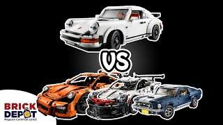 LEGO Porsche 911 vs. LEGO Mustang, Porsche 911 RSR, Porsche GT3 RS | LEGO 10295 10265 42096 42056 #3