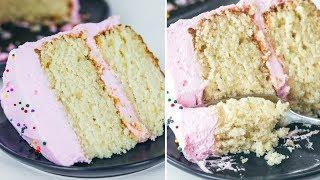 The Best One Bowl Vanilla Cake