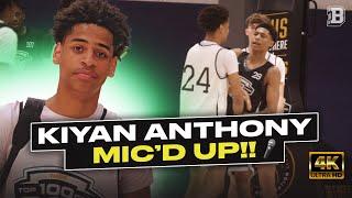 Kiyan Anthony mic'd up against 5-star Meleek Thomas!! | FULL GAME HIGHLIGHTS