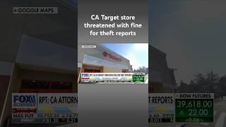 Blue state threatens to fine local Target store for theft reports #shorts