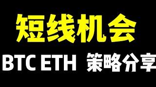 比特币行情精准分析，BTC、ETH短线机会，多空通吃