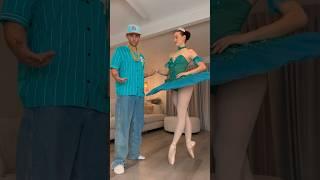 WHO WON THE BATTLE!? 🩰🩵- #dance #trend #viral #funny #couple #ballet #shorts