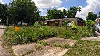 We TOOK ON this CITY VIOLATION yard NO ONE was WILLING to CUT