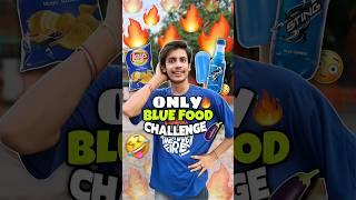 24 Hours Only Blue Food Challenge  | Mini Vlog | #shorts #minivlog #tranding #ashortaday #vlog