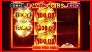 BIG COINS = BIG WINS!  Royal Coins 2 Slot  $30 SPINS Free to Play Available!