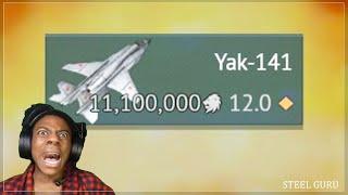 STOCK Yak-141 GRIND Experience  Absolute MADNESS at TOP TIERS!