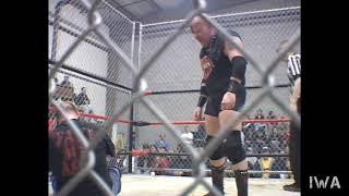 [Free Match] Steel Cage - Ian Rotten vs Bull Pain w/ “Keeper of the Key” Harley Race 1/24/03