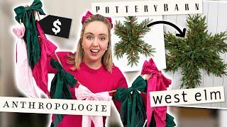 DIYing expensive holiday decor *FOR LESS* EASY & AFFORDABLE Christmas DIY dupes