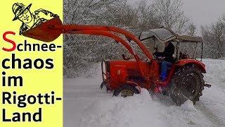 Schnee-Chaos im Süden Deutschlands 