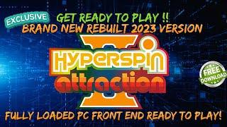 Hyperspin Attraction II All-in-One - New for 2023 - Fully Loaded PC Front End - 55+ Retro Systems