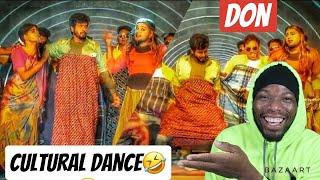 DON Tamil movie | Cultural Dance Scene  REACTION | Sivakarthikeyan, Priyanka Mohan | Anirudh | Cibi