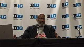 Mike Locksley after Minnesota v Maryland football 2024