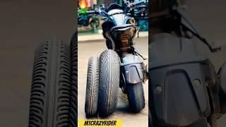 MT-15 Tire size  Tire Modification  || Modified MT-15 || MTCrazyRider || #shorts #ytshorts