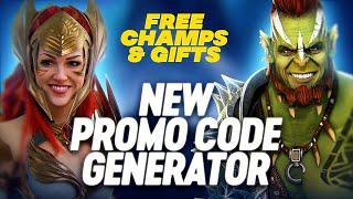 NEW Promo Code Generator?! Is It REAL?! Get 3 FREE Champions & Tons of Goodies - RAID Shadow Legends