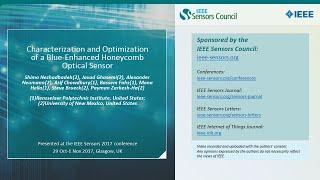 Characterization and Optimization of a Blue-Enhanced Honeycomb Optical Sensor