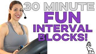 30-Minute Fun Interval Blocks | Fat Burn Intervals!