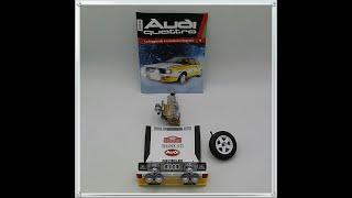 Audi quattro N9 LA LEGGENDA A TRAZIONE INTEGRALE: Pompa dell'acqua, alternatore Centauria scala 1:8