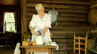 Pioneer Butter Churning at Hart Square Village