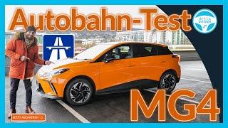 MG 4 Autobahn Test | Reale Reichweite und Verbrauch auf der Autobahn