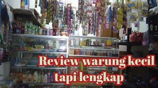 Review warung atau toko sembako kecil tapi lengkap