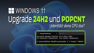 Windows 11 24H2 CPU auf POPCNT prüfen mit Coreinfo | EINFACH ERKLÄRT