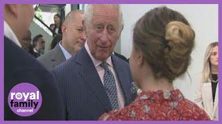 Charles expresses 'pride' on visit to Royal College of Art