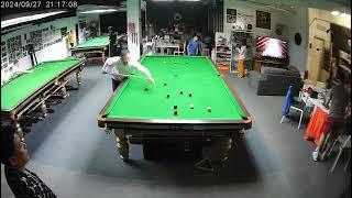 76 Break by JH vs Terry Yap. JH Studio. 27th Sept 2024. O'min Hunter 3. LEGEND Tip LT3