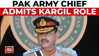 Pakistan Army Chief Admits Kargil Role, 25 Years Of Denial Ends | India Today