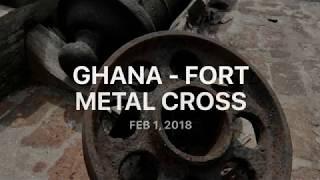 Ghana -  Fort Metal Cross in Dixcove