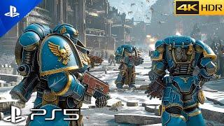(PS5) Warhammer 40K New Gameplay Demo | ULTRA Realistic Graphics [4K 60FPS HDR] Space Marine 2