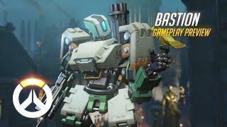 Bastion Gameplay Preview | Overwatch | 1080p HD, 60 FPS