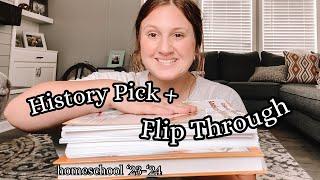 Flip Through of History Curriculum ‘23-‘24 | Family Homeschool Choices | Hailey Cormier