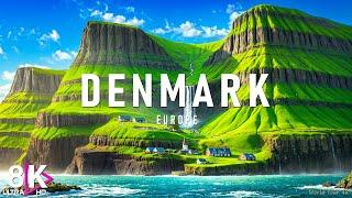 DENMARK 8K UHD - Relaxing Music with Scenic Coastlines, Charming Villages, and Historic Castles