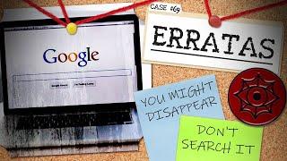 Is This Google Search Causing Disappearances? | Erratas