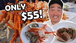 All You Can Eat PRIME RIB and KING CRAB at LA's BEST BRUNCH BUFFET!