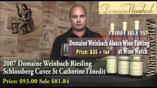 Domaine Weinbach Tasting at Wine Watch