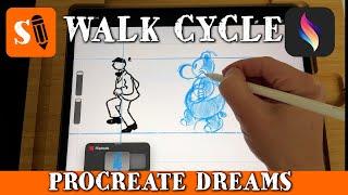 Procreate Dreams Study of a Walkcycle with Horus Hippo