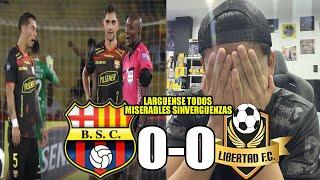 LARGUENSE TODOS MISERABLES!! BARCELONA 0-0 LIBERTAD HASTA CUANDO VAMOS A AGUANTAR ESTA MRDAA?