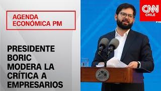 Presidente Boric modera la crítica a empresarios