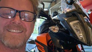 2023 ktm 390 coming to the end of a long long long ride